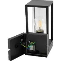 LumenXL Industrial-Außenwandlampe Judy - Schwarz