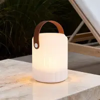 LumenXL Tragbare Solar-Tischlampe Claro mit RGB- und warmweißem Licht