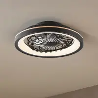 LumenXL Deckenventilator mit dimmbaren LEDs und RGB-Funktion - Flow