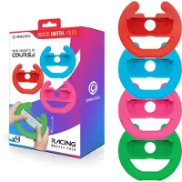 Oniverse - Pack of 4 Racing wheel controller holders - Blue/Red/Green/Pink