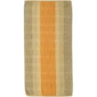 Cawö Badehandtuch Cashmere Stripes Hellorange