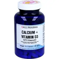 Hecht Pharma GmbH Geschäftsbereich Handelsware GALL PHARMA Calcium + Vitaminn D3 GPH Kapseln, 120 St. Kapseln