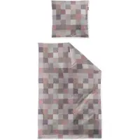 Irisette Edel-Feinbiber Bettwäsche Meran 8714 beere 135x200 cm + 80x80 cm