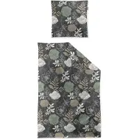 Irisette Edel-Feinbiber Bettwäsche Meran 8687 grau 135x200 cm + 80x80 cm