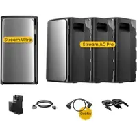 EcoFlow Stream Ultra, All-in-One Speicher für Balkonkraftwerke, by Powerness - Stream Ultra + 3 x Stream AC Pro | 7680Wh / 1 x Smart Meter / Selbstabholung