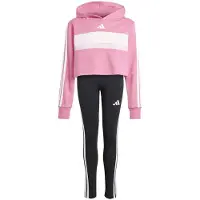 Adidas Seasonal Essentials Tiberio 3 Stripes Fleece Leggings Trainingsanzug
