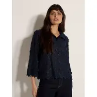 Apricot Spitzenbluse "Gekürztes Shirt mit Blumenapplikation" mit Blumenapplikation