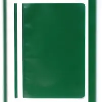 Exacompta 449215B 500x Schnellhefter mit Beschriftungsstreifen aus PP, für Format DIN A4, farbig sortiert - Grün