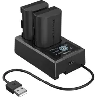 SmallRig 5409 Kamera-Akku- und Ladegerät-Set für Canon LP-E6P