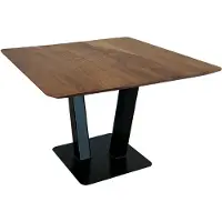 Wohnling Couchtisch 60x60x40 cm Akazie Massivholz Metall Sofatisch Quadratisch Wohnzimmertisch mit natürlicher Holzmaserung Industrial Kaffeetisch