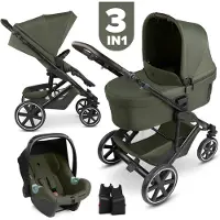 ABC Design 3in1 Kombi-Kinderwagen-Set Sierra All in