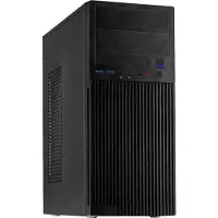 Inter-Tech IT-2815 Linear, Midi Tower, PC, Schwarz, ATX, micro ATX, Mini-ITX, Heimbüro, 13 cm