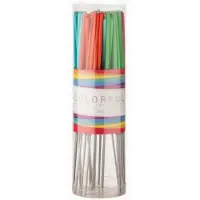 Xanitalia Colorful ABS – Set mit 24 Kämmen mit Eisenstiel 23cm Mixfarben