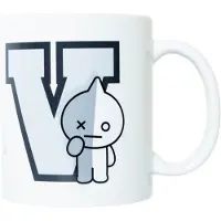 Bt21 becher BT21 From junior 300 ml Keramik weiß/schwarz