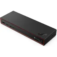 Lenovo ThinkPad Thunderbolt 5 Smart Dock 7500, Kabelgebunden, Thunderbolt 5, 180 W, 2500 Mbit/s, Schwarz, Eclipse Black
