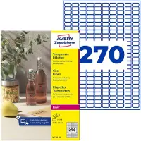 Avery Transparente Etiketten