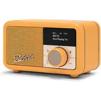 Roberts Revival Petite 2, Tragbar, Analog & Digital, DAB, DAB+, FM, USB Typ-C, Gelb, Tasten