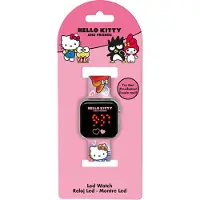 Peers Hardy Hello Kitty LED-Uhr - Lizenz für Kinder - HK50151