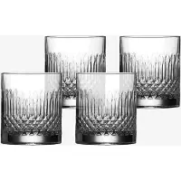 Luigi Bormioli DOF Whiskyglas Diamante 350 ml (4-teilig)
