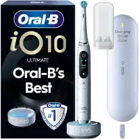 Oral-B - iO10 Electric Toothbrush - White - 1 Brush Head, Charging Travel Case
