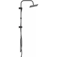 vidaXL Duschsystem Schwarz 47 x 20 x 95 cm Edelstahl