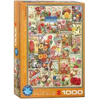 Eurographics Puzzle Saatgutkatalog: Blumen 1000 Teile