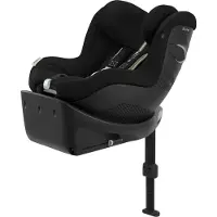 Cybex Autokindersitz "Gold, Sirona Gi i-size", Baby, schwarz (moon schwarz (plus)), Materialmix, Kindersitze Autokindersitz, mit integrierter Base
