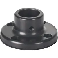 Werma Signaltechnik 97584091 Fuß f.Rohr D25mm Metall schwarz
