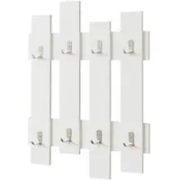 En.casa Wandgarderobe Raseborg 60x80 cm Weiss