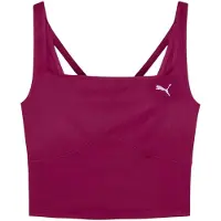 Puma Studio Cloudspun Rib ärmelloses T-shirt Lila L Frau Lila L