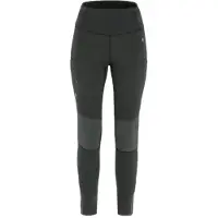 Fjällräven Legging Abisko Varm Trekking Tights Black-Iron Grey Damen-XXL