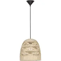 Nova Luce MARLO Pendelleuchte E27 Beige 185x30cm dimmbar 9586505