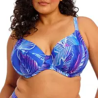 Elomi Swim Unwattierter Bikini BH Maluku Island | Grösse: 75N | Farbe: Blau