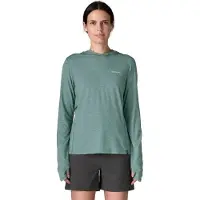 Patagonia - Women's Cap Cool Sun Hoody Peak Visions - Funktionsshirt Gr M türkis