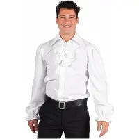 Coppens Rüschenhemd mit Jabot weiss