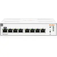 HP Aruba Networking Networking Instant On Switch 8p Gigabit 1830, Managed, L2, Gigabit Ethernet (10/100/1000), Vollduplex, Rack-Einbau