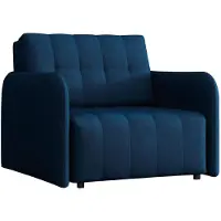 Mirjan 24 Schlafsofa Viva Grand I, einsitzer Bettsofa inkl. Kissen, mit Bettkasten und Schlaffunktion, Stilvoll Couch (Farbe: Kronos 09)