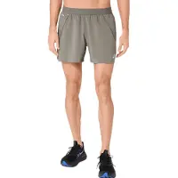 Asics Laufshorts "ROAD 5IN SHORT", Herren, Gr. XL, N-Gr, grau (truffle grau), Obermaterial: 100% Polyester, Hosen Laufshorts, ACTIBREEZE Technologie, Schnelltrocknend, Atmungsaktiv