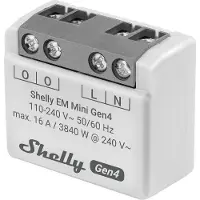 Shelly EM Mini Gen4 Intelligenter WLAN-Energieverbrauchsüberwachungscontroller