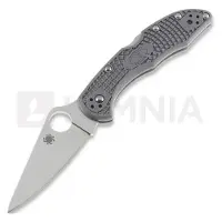 Spyderco Klappmesser Delica 4 Flat Ground Grey