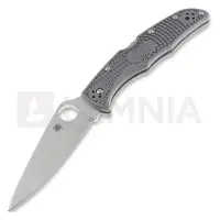 Spyderco Endura 4 Taschenmesser, FRN, Flat Ground, grau