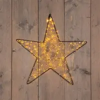 Anna's Collection Stern aus Metall 200 LED 56 cm klassisch warm