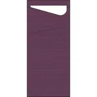 Duni GmbH Sacchetto Zelltuch 190 x 85 mm plum/weiß
