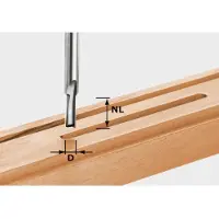 Festool Nutfräser HW Schaft 8 mm HW S8 D6/14 | 490955