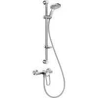 Delabie Duschsystem m. EHM 2739EP Securitouch, S-Anschl. STOP/CHECK