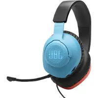 JBL Quantum 100N Kopfhörer Kabelgebunden Kopfband Gaming Blau, Rot