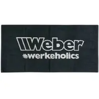 Weber-Werke Weber #Werkeholics Handtuch 70x140cm schwarz