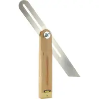 HEDUe Tischlerschmiege 30 cm Buche mit Messingbeschlag