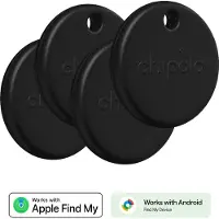 Chipolo POP, Artikel, Finder, Schwarz, Wasserfest, Staubresistent, 90 m, 120 dB
