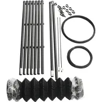 Sonstiges Zaunkomplett-Set Maschenweite 60 mm, 15 x 0,8 m anthrazit